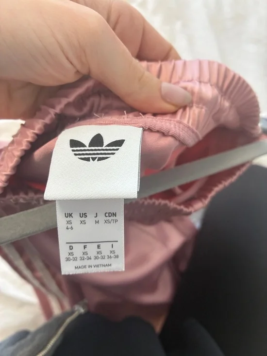 ADIDAS SATIN RUFFLE TRACK PANTS - Picture 7 of 7